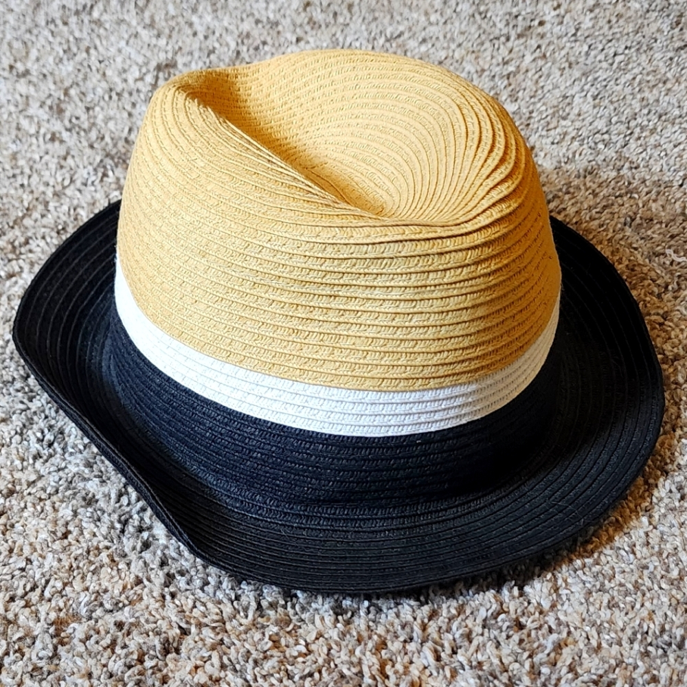 Paper Straw Fedora Beach Sun Hat